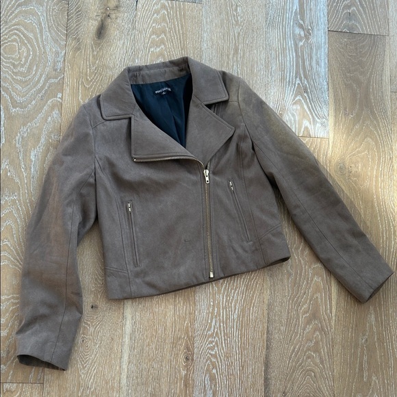 J. Crew Jackets & Blazers - J.Crew Mercantile Faux Suede Moto Jacket